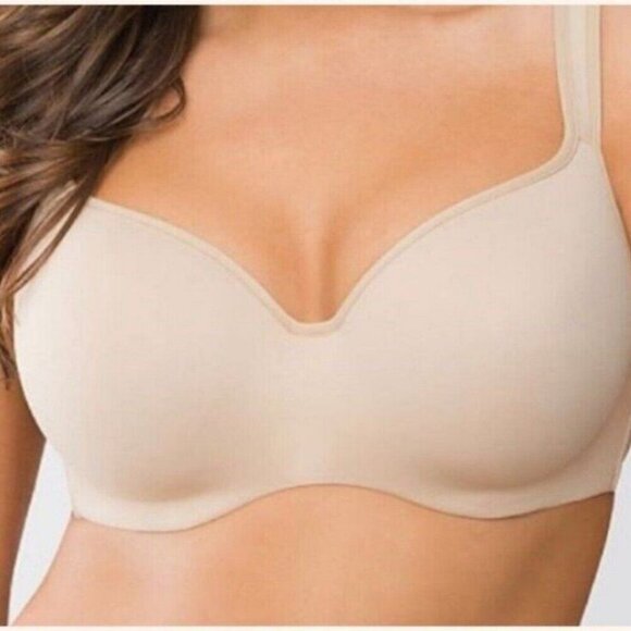 Lane Bryant Cacique Bra Smooth Balconette 46DDD Cafe Mocha - Picture 1 of 7